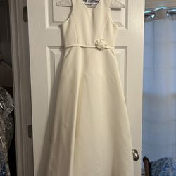 Flower Girl Type  Dress, Size 8, Ivory. 