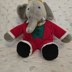 Vintage Gund Babar Elephant Plush