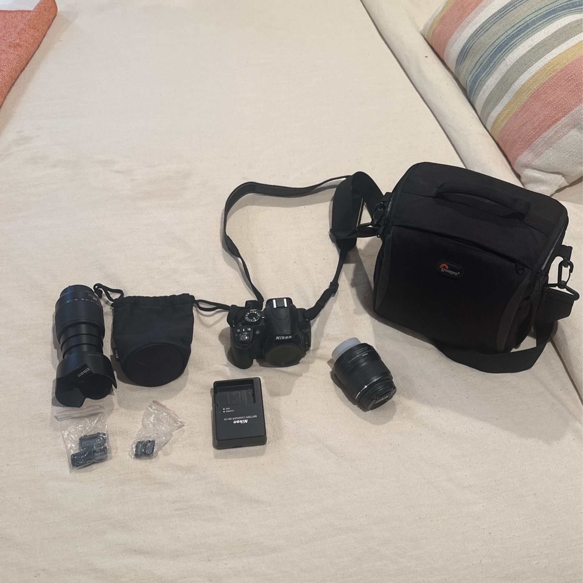 Nikon D3100 DSLR Digital Camera Package With Extras