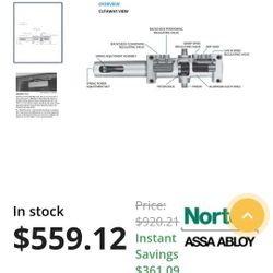 Norton Door Closer 7500 Series