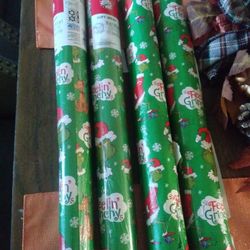 Grinch Gift Wrap 
