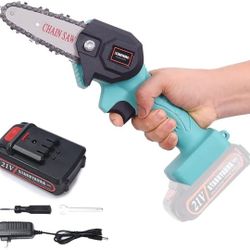 Mini Chainsaw New In Box With Accessories

