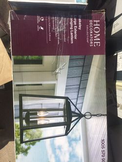 Large Exterior Hanging Lantern Light 