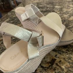 Calvin Klein wedges size 10