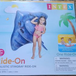 Intex Stingray Ride-On Inflatable For Swimming Pool