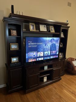 Ashley Furniture Porter Collection 4 Piece Entertainment Set with Sideboard and 2 Bookcases,