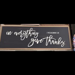 Decorative Wood Bible Verse Sign