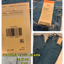 Women's Levis jeans