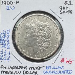 1900-P Morgan Silver Dollar Uncirculated 