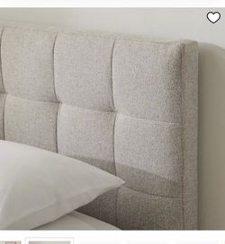 West Elm: Emmett Grid Tufted Headboard for Queen Bed