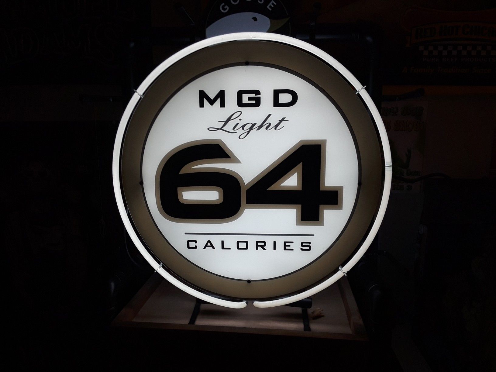 Miller 64 neon beer sign