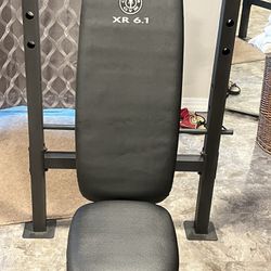 Adjustable Weight Bench With Incline And Leg Press Attachment
