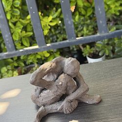 VINTAGE STEPHAN SINDING 1889 BROWN BRONZE SCULPTURE