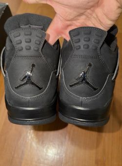 Lightly used Jordan 4 Black cat size 12