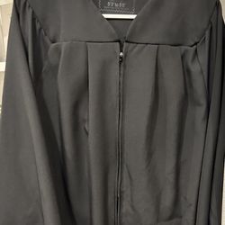 Black Graduation Cap and Gown