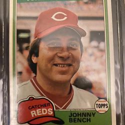 Baseball Card Johnny Bench 