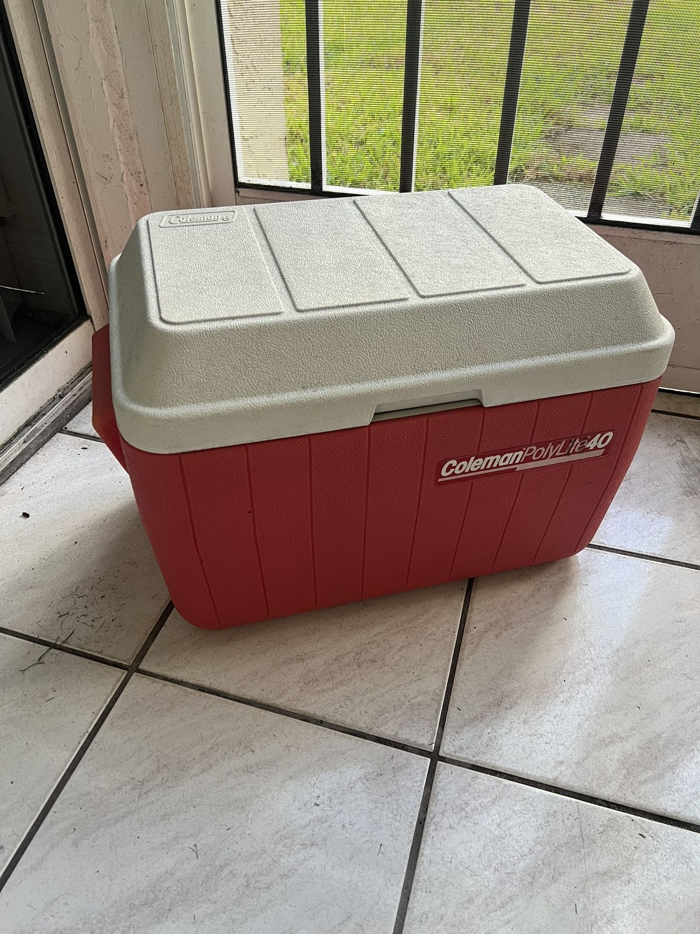 Coleman Cooler Red