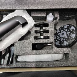 Wellfor Triple Handle Bathtub amd shower faucet trim set with valve in matte black