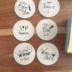 Wine Stone  Coasters 