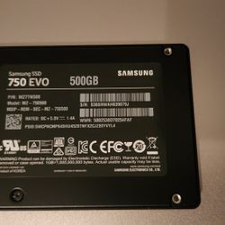 Samsung SSD 2.5 Sata 500GB 