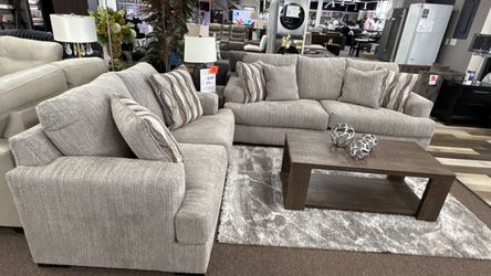 2 PC SOFA AND LOVESEAT