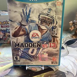 Nintendo Wii U Madden NFL 13 CIB