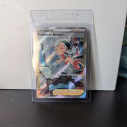 Professor Burnet Pokemon Full Art Card