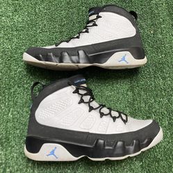 Jordan University Blue 9s size 12  USED But Clean