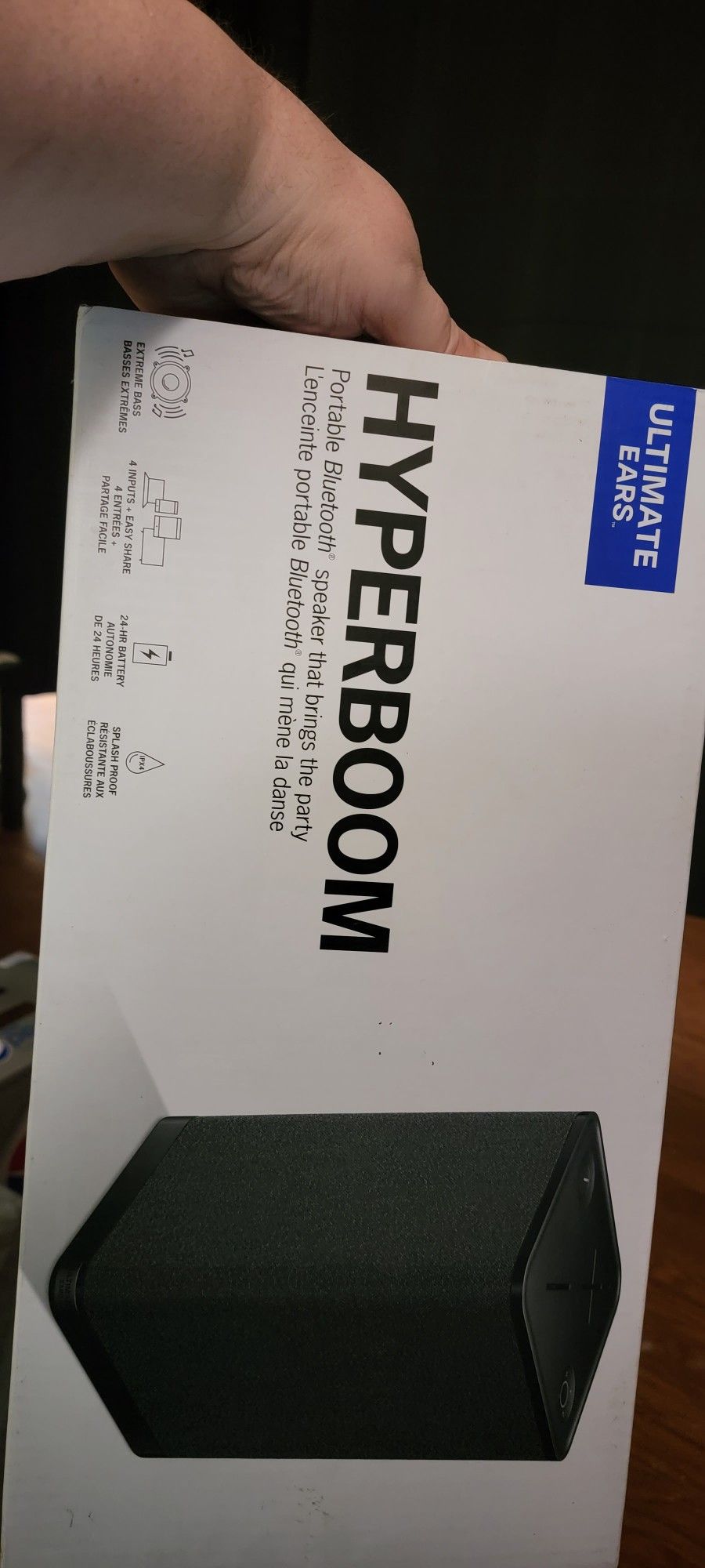 Ultimate Ears Hyperboom Bluetooth Sound System Great Condition Like New