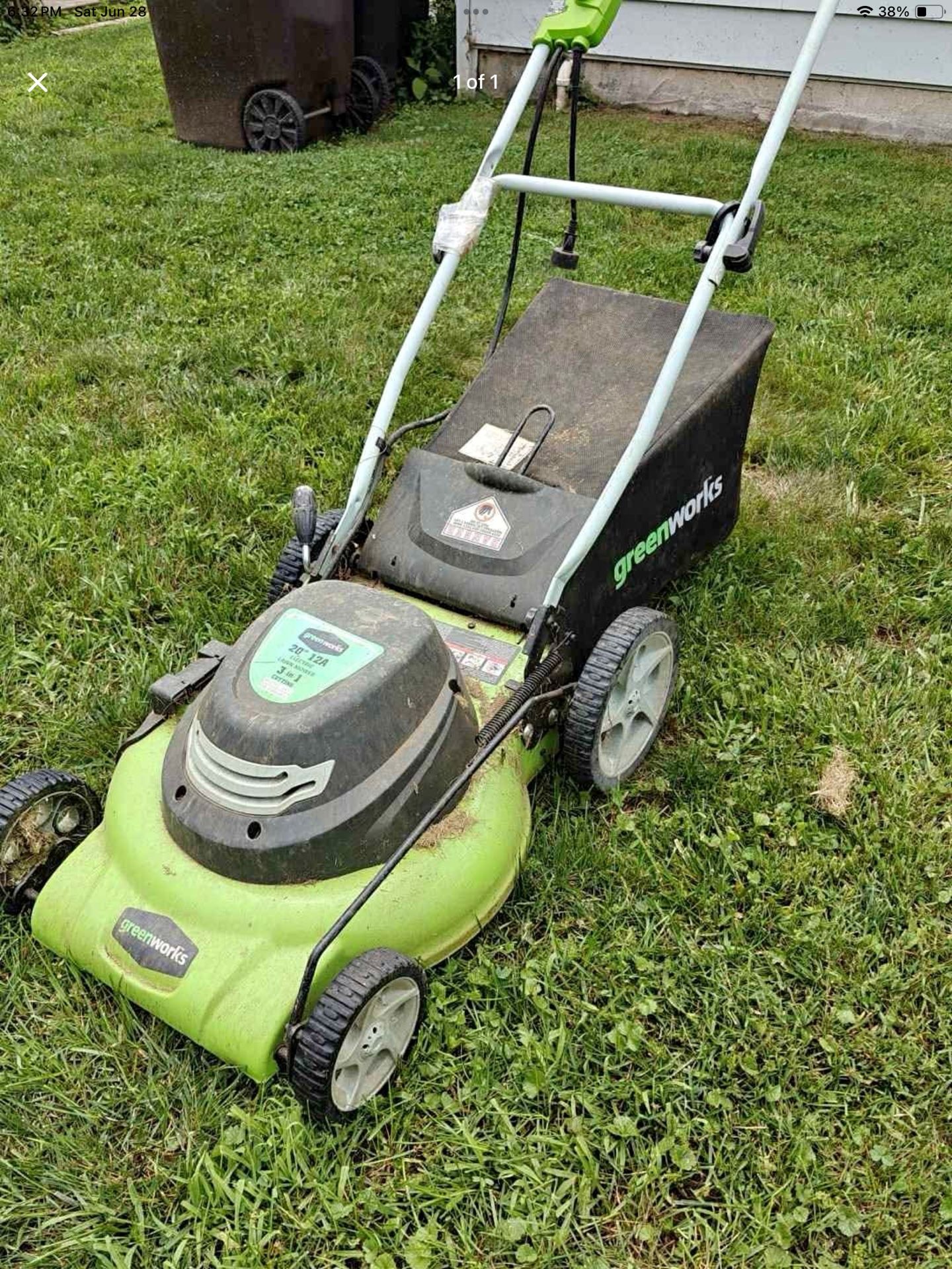 Electric Corded Lawn Mower 