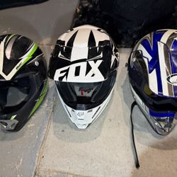 Off-Road Gear - 3 Helmets & More