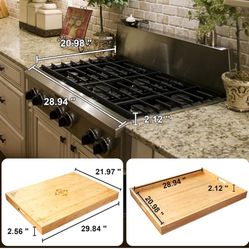 Bamboo Stove Top Cover