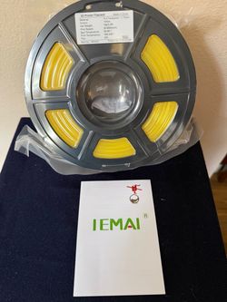 IEMAI PLA Transparent Yellow 3D Printer Filament 1kg