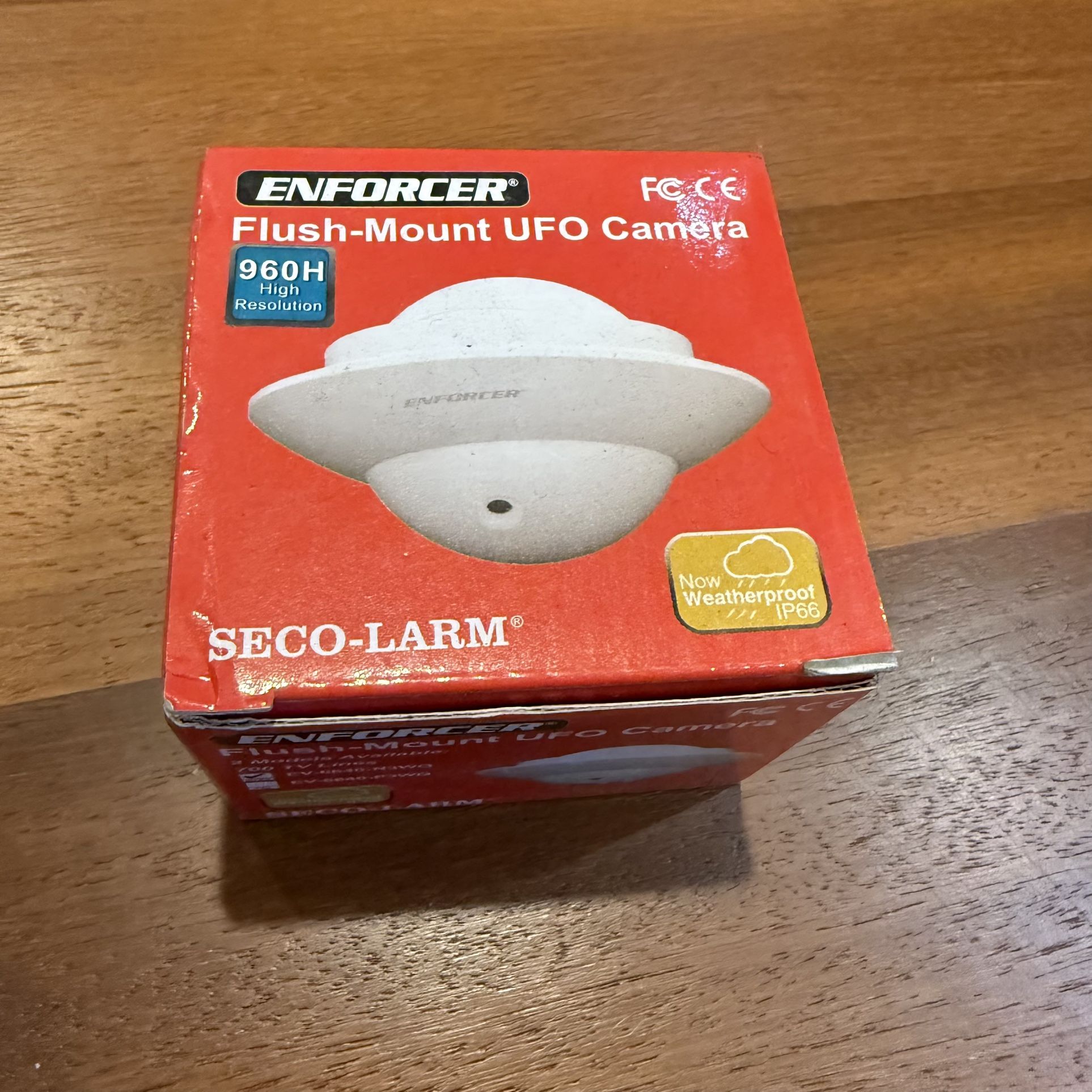 NEW SECO-LARM Enforcer Flush-Mount UFO Camera EV-6640-2WQ 960H High Resolution