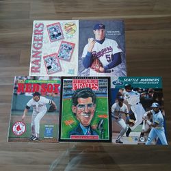 Major League baseball programs and scorecards!