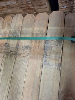 Pressure treated fence pickets 99 cents