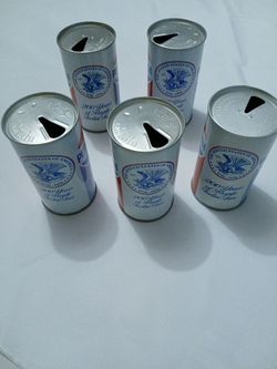 PEPSI/PEPSI COLA SODA CANS,  5 OF THEM