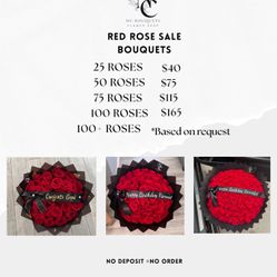 Red Rose 🌹 Flower bouquets / Ramo/ Ramo Buchón 