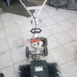 NEED GONE! STIHL MM 56 C-E Yard Boss Power Brush & Wheel Kit