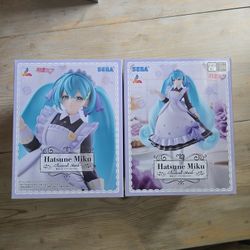 Hatsune Miku Maid SEGA Luminasta Figure, BRAND NEW, SEALED, OFFICIAL