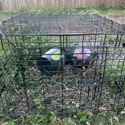 Several Animal Cages & A Medium Dog Kennel