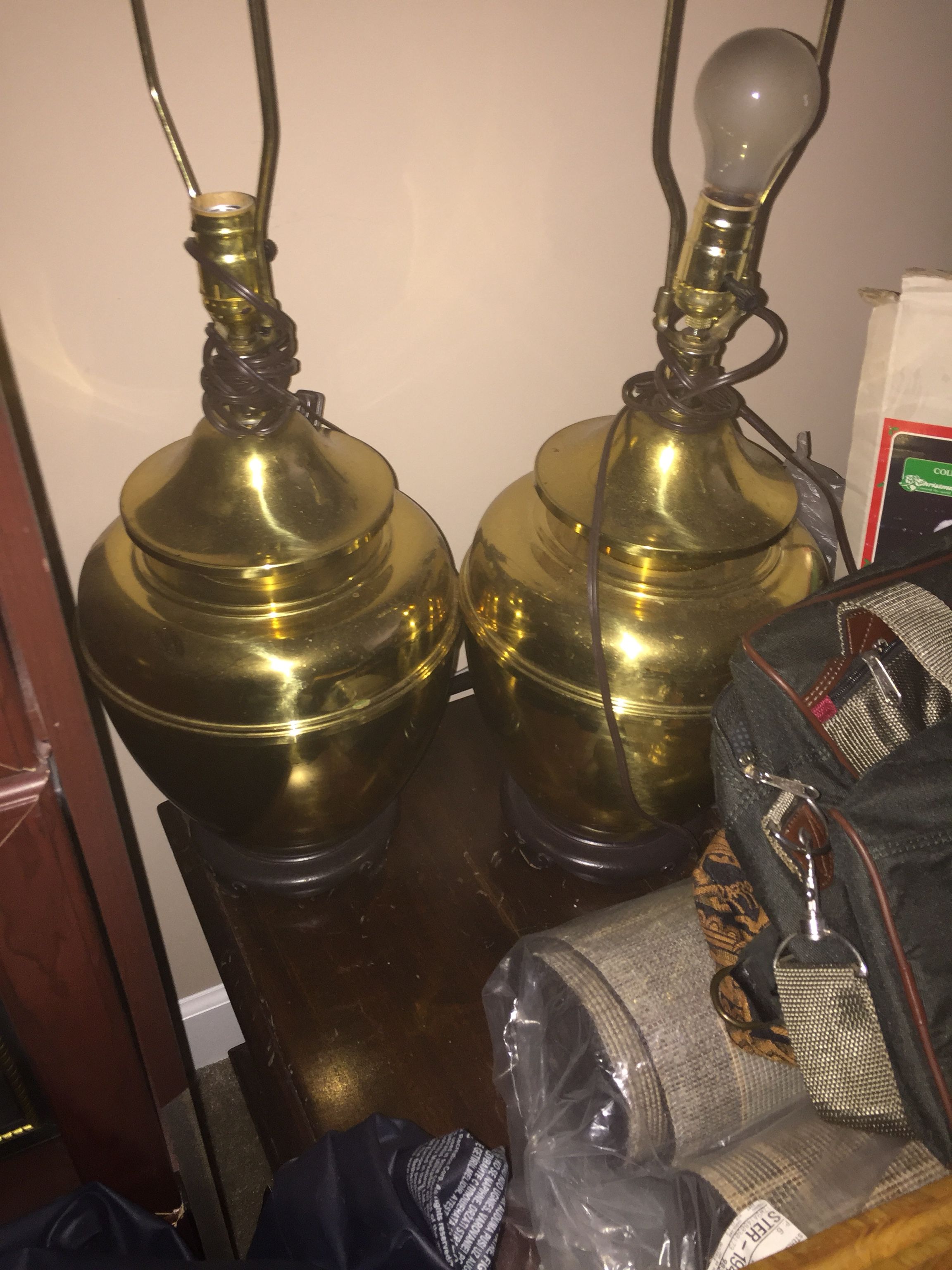 Brass table Lamp (2 pc.)