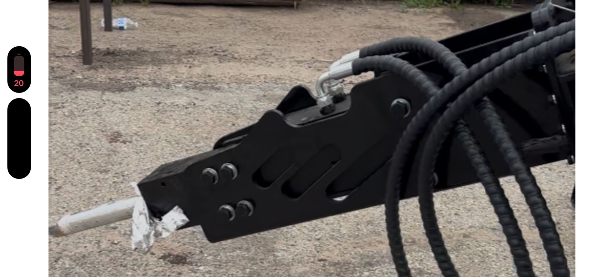 New Mini Skid Steer Concrete Breaker Attachment