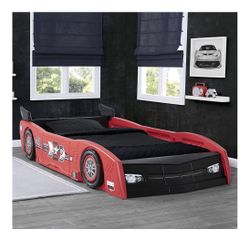 Red convertible Car bed For toddler and Young Kids ( Ages 3 And Up)