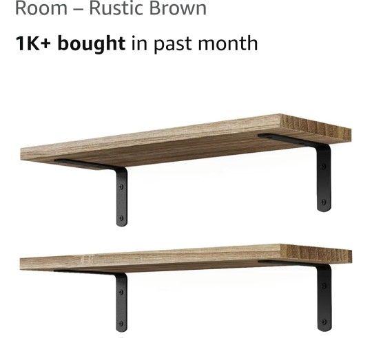 NEW WALL SHELVES