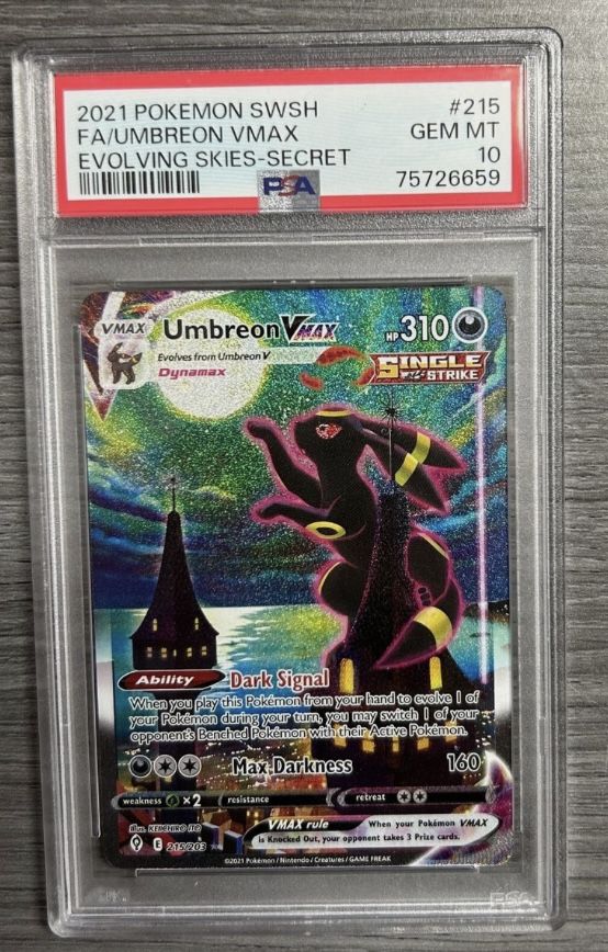Psa 10 Umbreon Vmax!!