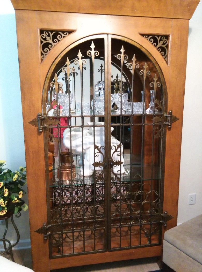 Large Curio/Wine Cabinet