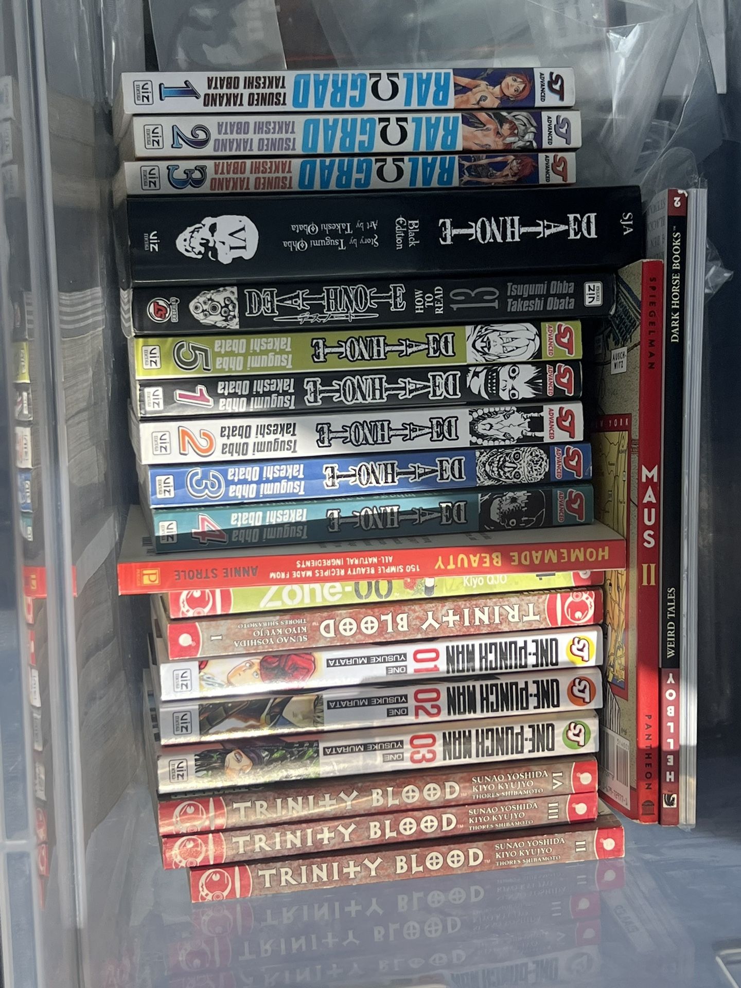 Manga: Death Note, Ral Grad, One Punch Man And More