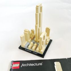 100% Complete Lego LEGO Architecture 21007 Rockefeller Center (240 Pieces) Building Kit