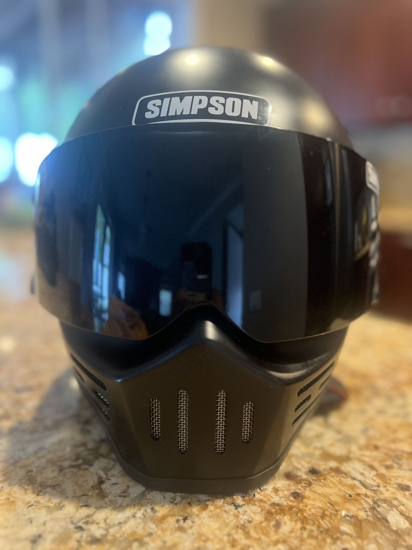 Vintage Simpson Darth Vader Bandit M32 Helmet Medium 57 58cm